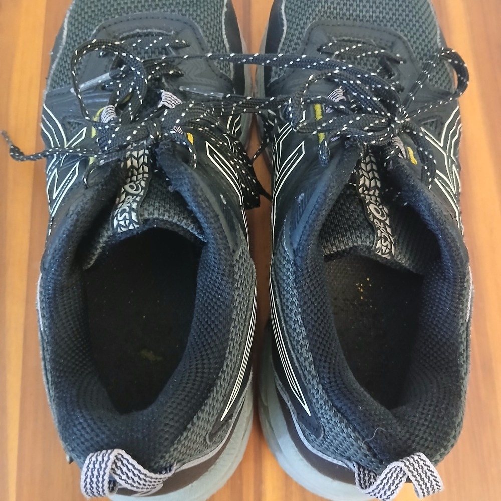 Asics Gel-Venture 8 Running Shoes Womens 8.5 Wide Black Trail Athletic 1012A706 - Picture 8 of 12